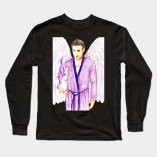 Archangel Zadkiel Keeper of the Violet Flame- Yellow Long Sleeve T-Shirt